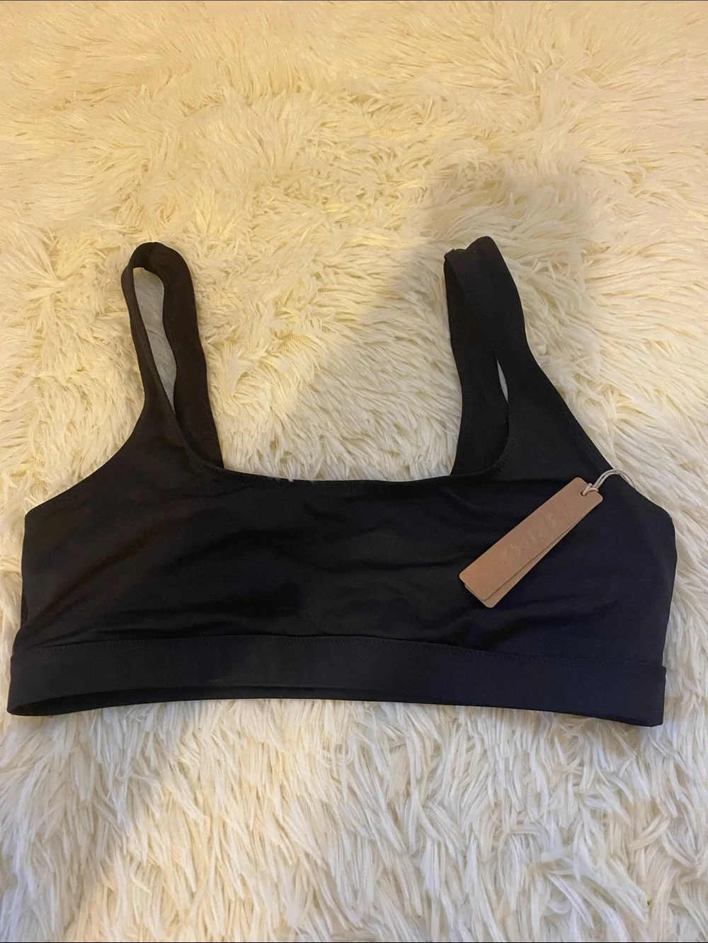 SKIMS NWT Black Swim Top